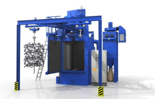 Askılı Kumlama Makinesi